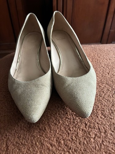 Scarpe eleganti pelle beige - pelle,