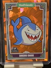 Shrewd Shark 25/25 arancione zaffiro VeeFriends Topps cromato