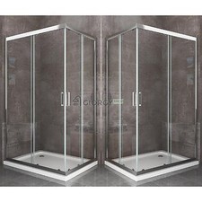 BOX CABINA DOCCIA BAGNO ANGOLARE SCORREVOLE RETTANGOLARE 70 80 90 100 120 140