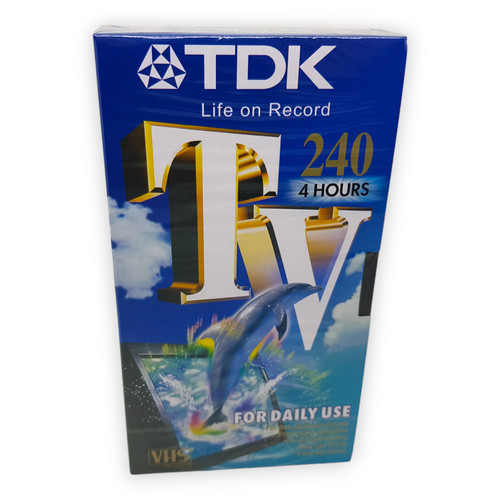 Tdk 240 vhs cassetta - tdk, tv