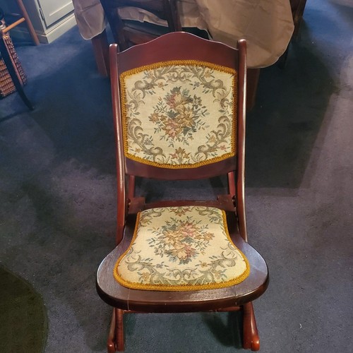 Sedia dondolo pieghevole - a,