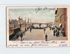 Postcard Lung Arno Corsini e