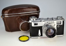 COMPLETAMENTE REVISIONATO! FOTOCAMERA RF PRIMI 1964 URSS "KIEV-4A" + OBIETTIVO JUPITER-8M (012)