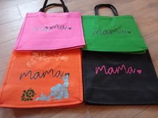 4 Borse In Tela In Blocco