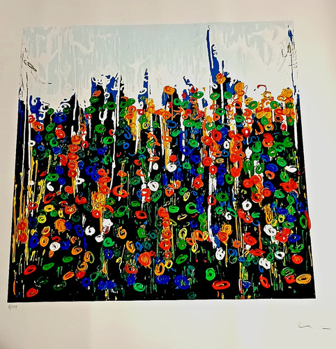 Mario schifano serigrafia - schifano- ,