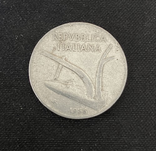 Moneta lire del 1956 molto - moneta, 10