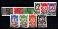 Francia 1966-75 Yv. 36-45 Nuovo ** 100% Servizi UNESCO
