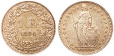 Svizzera - 1 franco 1934 -