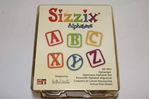 Sizzix alphabars alphaclips - sizzix,