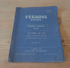 Lista ricambi Perkins diesel