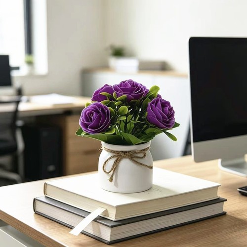 Rose seta con stelo - in,