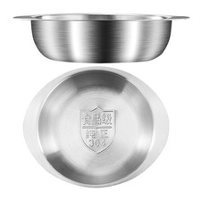  2 Pcs Piatti Da Portata Vassoio Per Snack in Acciaio Inossidabile Stoviglie