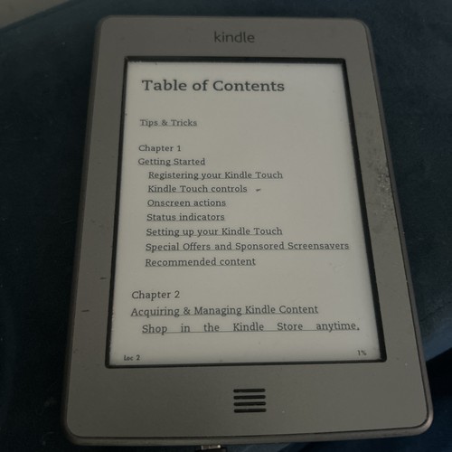 Amazon kindle touch - amazon,