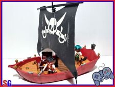 BARCA PIRATA LANCIA TESCHIO DEI CORSARI 5298 PLAYMOBIL COME DA FOTO USATO SICURO