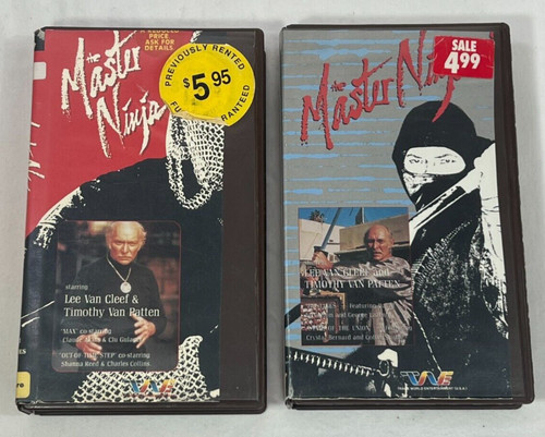 The master ninja vhs - ninja, 2