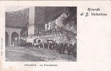 * CALASCA - Ricordo di S.Valentino - La Processione