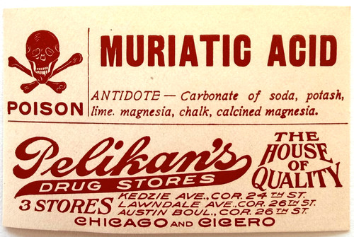 1920s pelikan drug - pelikan's, poison