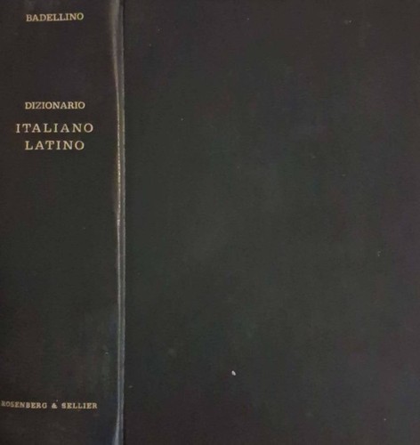 Dizionario italiano latino - dizionario, italiano-latino