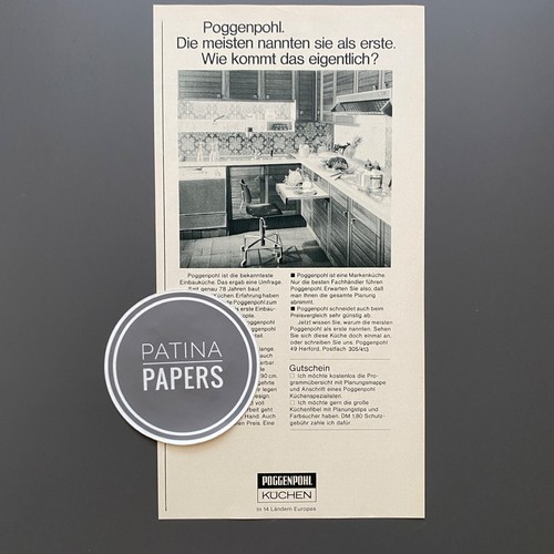 1970 poggenpohl küchen - poggenpohl,