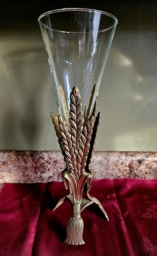 Portavaso ottone covone - , grano