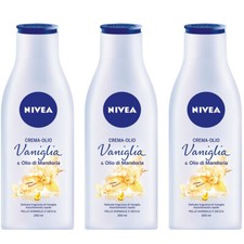 Nivea Crema Olio Vaniglia E Olio Di Mandorla Pelle Normale O Secca 200ml 3 Pezzi
