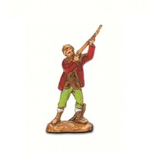 Pastore statuina Cacciatore 3,5 cm di plastica Moranduzzo per presepe