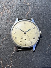Avia Original Dial Patina Not Working For Parts Repair Vintage Watch