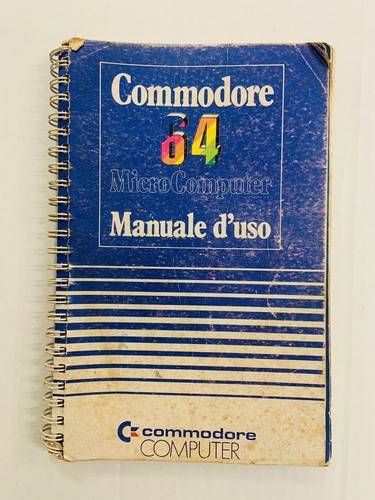 Commodore manuale uso - manuale, d’uso