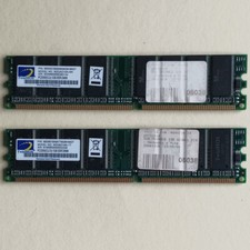 Memoria DDR-DIMM RAM 184 pin 2 pezzi da 1 GB cad.