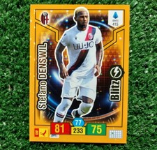 CARD ADRENALYN XL PANINI 2019/20 BOLOGNA N°415 DENSWIL BLITZ 2020 ⚽️