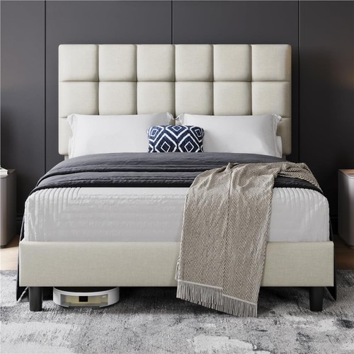Yaheetech letto imbottito - letto, 140