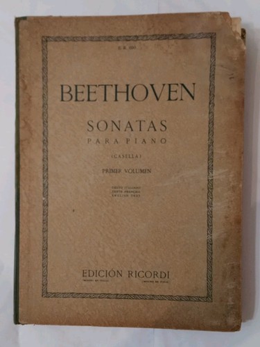 Antico spartito beethoven - spartito,beethoven,
