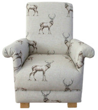 Poltrona cervi beige - cervi,
