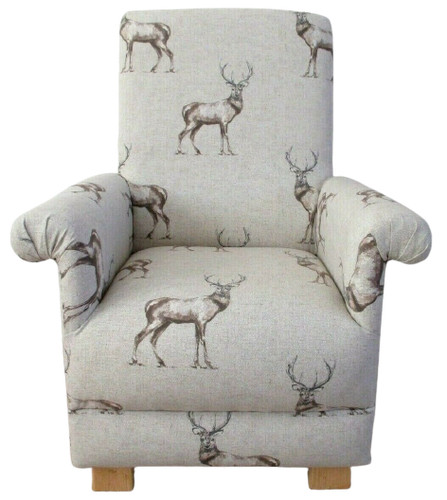 Poltrona cervi beige - cervi,