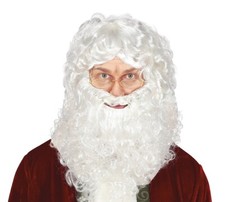 Parrucca E Barba Bianca Di