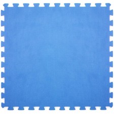 TAPPETO TAPPETINO PUZZLE MORBIDO PER PISCINA 60x60x0,8cm ANTISCIVOLO 6PZ BLU