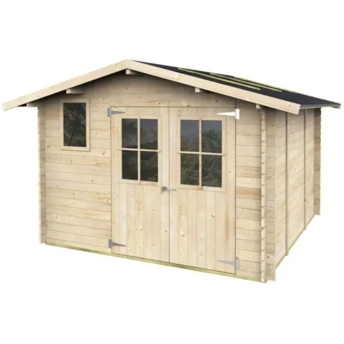 Casetta legno con pavimento - casetta,