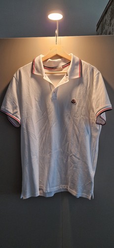 Polo moncler originale bianca - moncler,