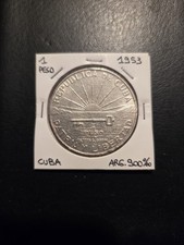 Lotto monete argento 1 peso
