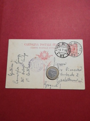 7279 intero postale - 1^ww, 1918