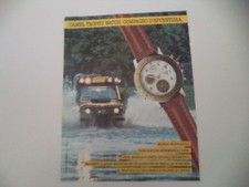 advertising Pubblicità 1990 CAMEL TROPHY WATCH MULTICHRONO