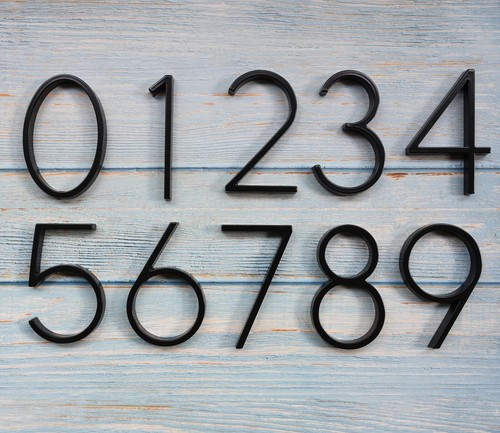 Numero civico galleggiante - , 5"
