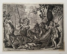 Caccia al lupo, antica