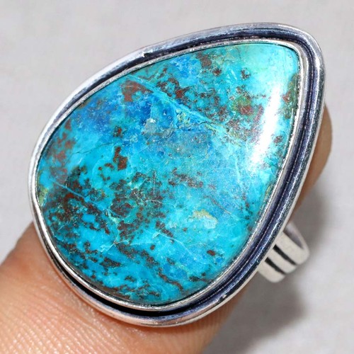 Anello crisocolla argento 925 - crisocolla,