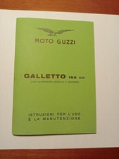 Libretto Moto Guzzi GALLETTO
