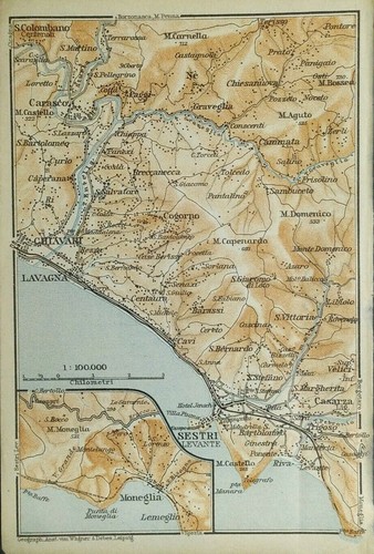 Stampa antica sestri levante - stampa,