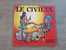 Album Le Civilta' Panini 1978 con 5 figurine perfetto