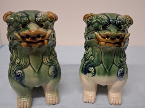 Coppia statuine cane foo - statuine,