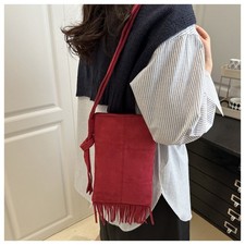 Mini borsa in camoscio stile