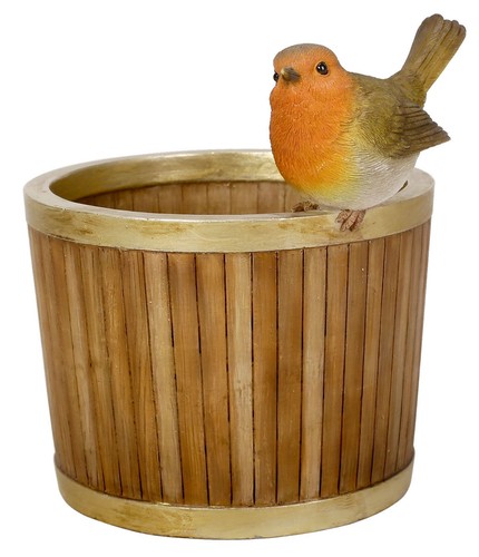 Fioriera robin bird - fioriera, su